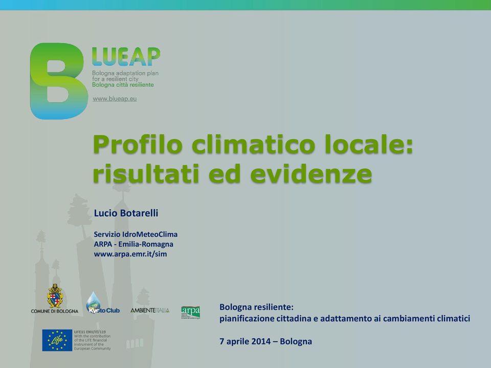 IdroMeteoClima ARPA - Emilia-Romagna