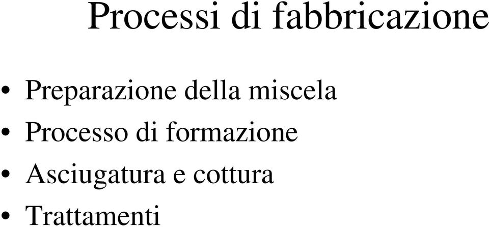 Processo di formazione