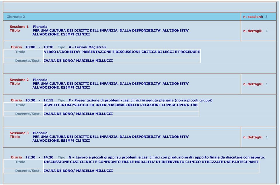 DALLA DISPONIBILITA' ALL'IDONEITA' ALL'ADOZIONE.