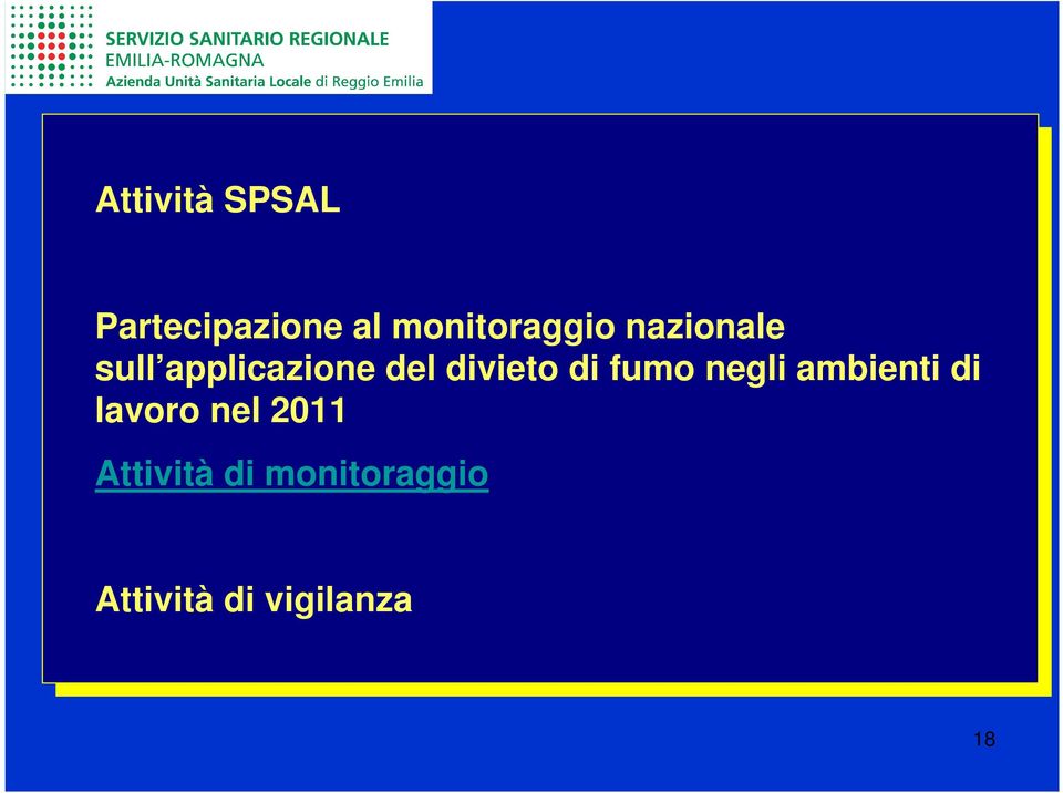 fumo fumo negli negli ambienti ambienti di di lavoro lavoro nel nel 2011 2011