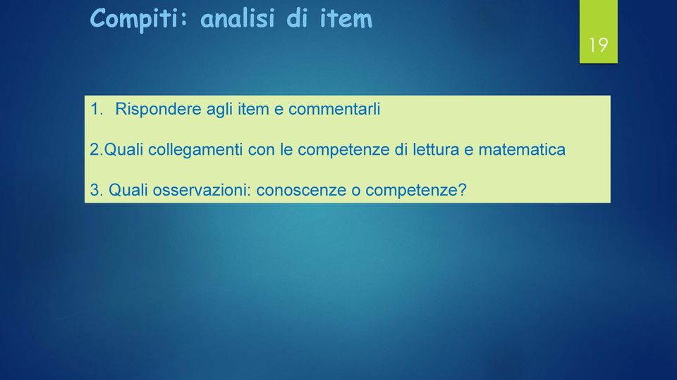 Quali collegamenti con le competenze di