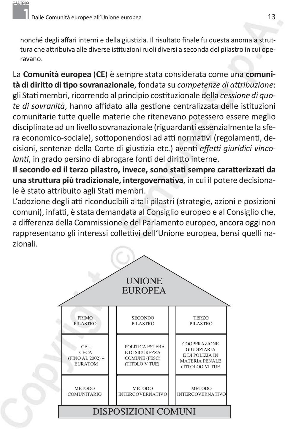 La Comunità europea (CE) è sempre stata considerata come una comunità di diritto di tipo sovranazionale, fondata su competenze di attribuzione: gli Stati membri, ricorrendo al principio