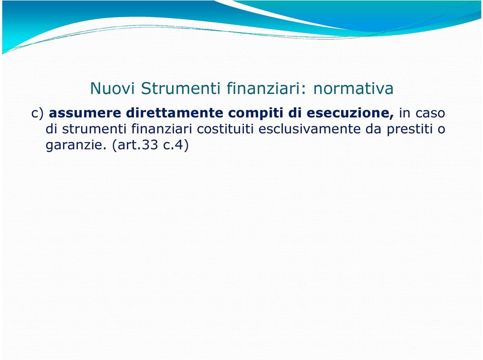 finanziari costituiti