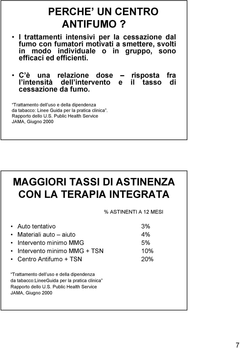 Rapporto dello U.S.