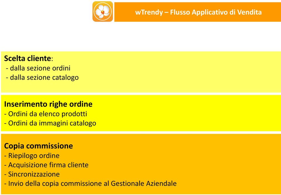 Ordini da immagini catalogo Copia commissione - Riepilogo ordine - Acquisizione