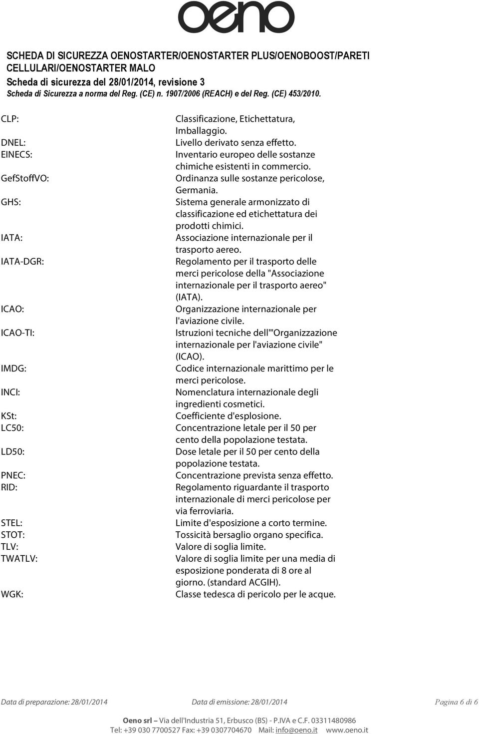 Sistema generale armonizzato di classificazione ed etichettatura dei prodotti chimici. Associazione internazionale per il trasporto aereo.