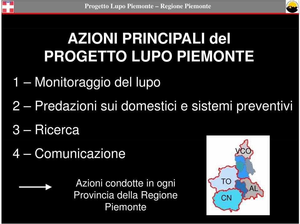 sui domestici e sistemi preventivi 3 Ricerca 4 Comunicazione