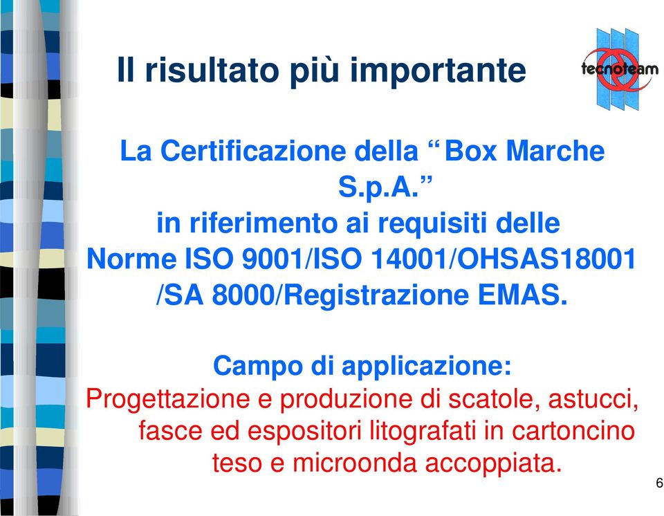 8000/Registrazione EMAS.