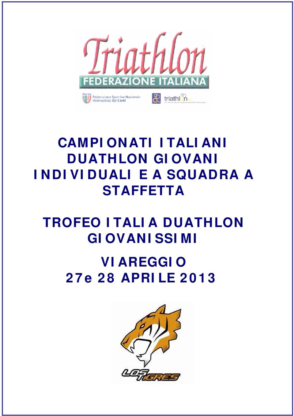 STAFFETTA TROFEO ITALIA DUATHLON