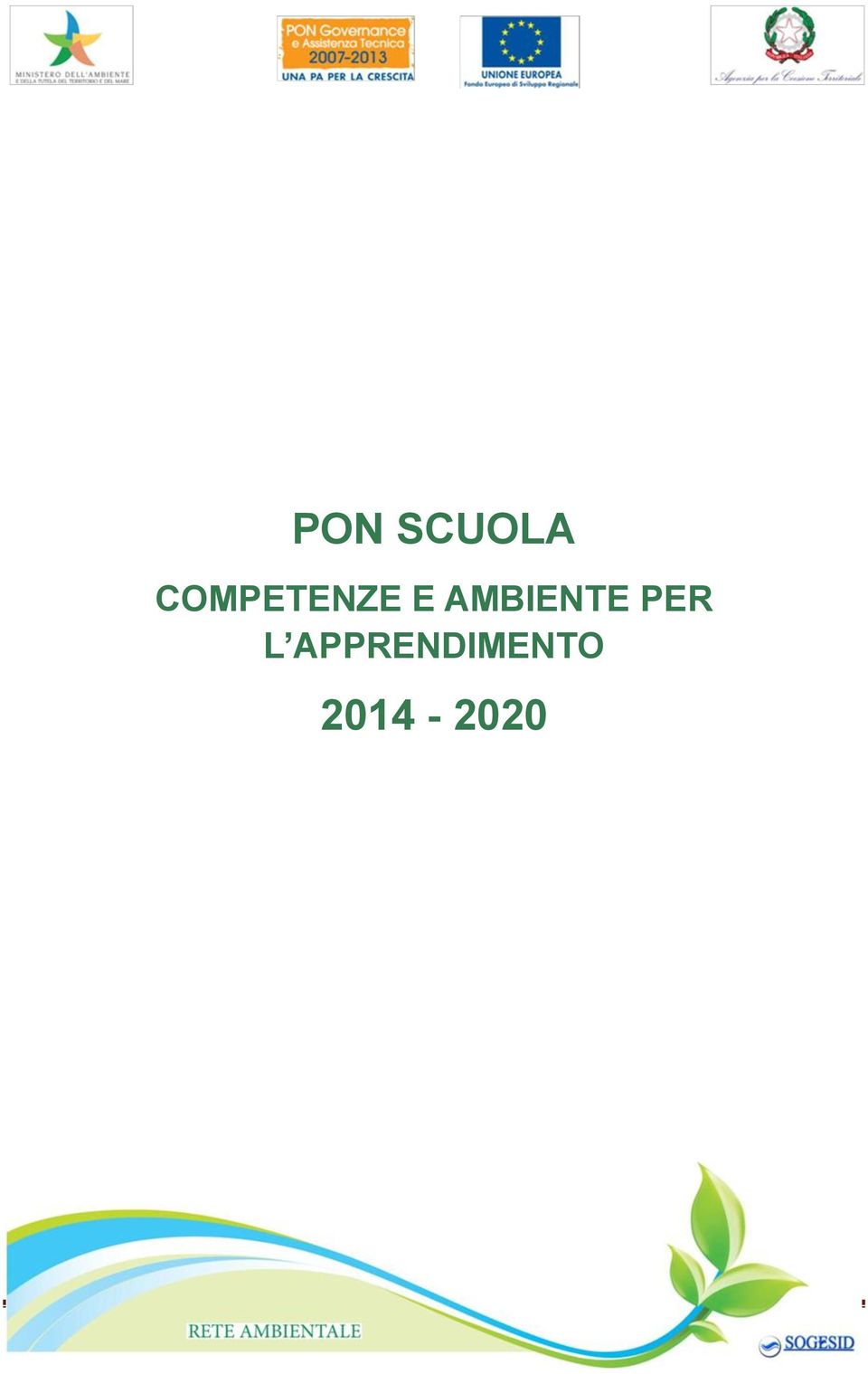 2014-2020 PON Scuola ed