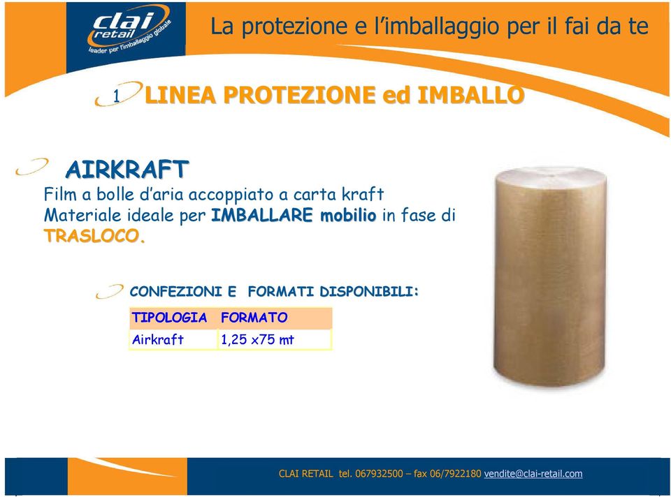 Materiale ideale per IMBALLARE mobilio in