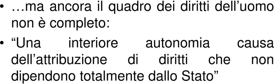 autonomia causa dell attribuzione di