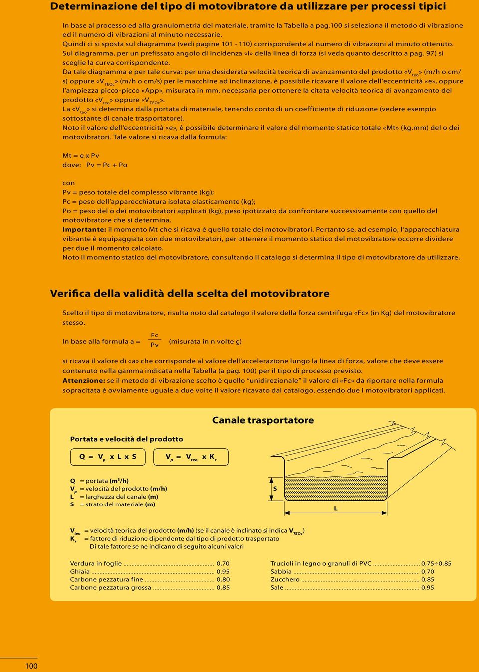 Quindi ci si sposta sul diagramma (vedi pagine 101-110) corrispondente al numero di vibrazioni al minuto ottenuto.