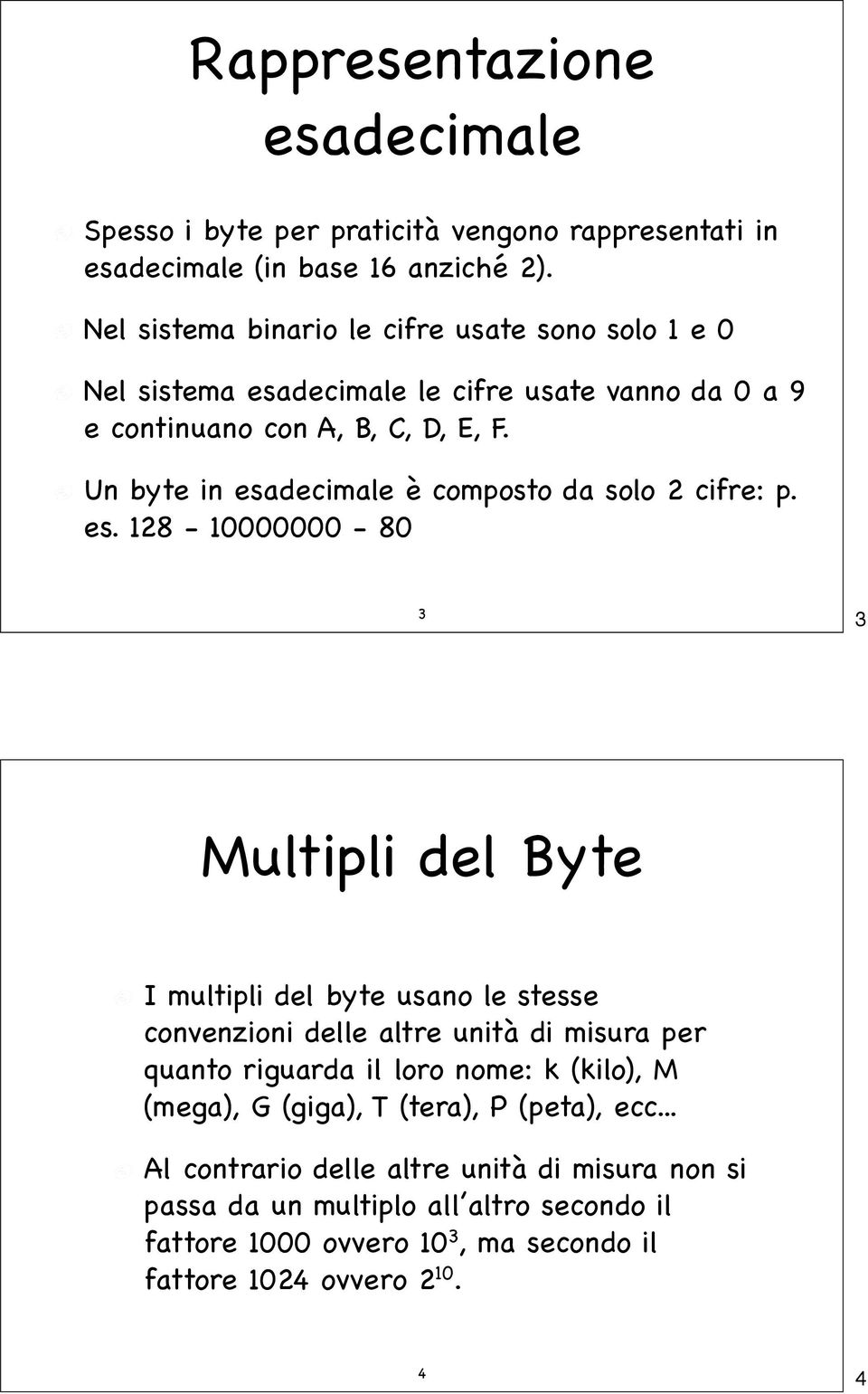 Un byte in esa