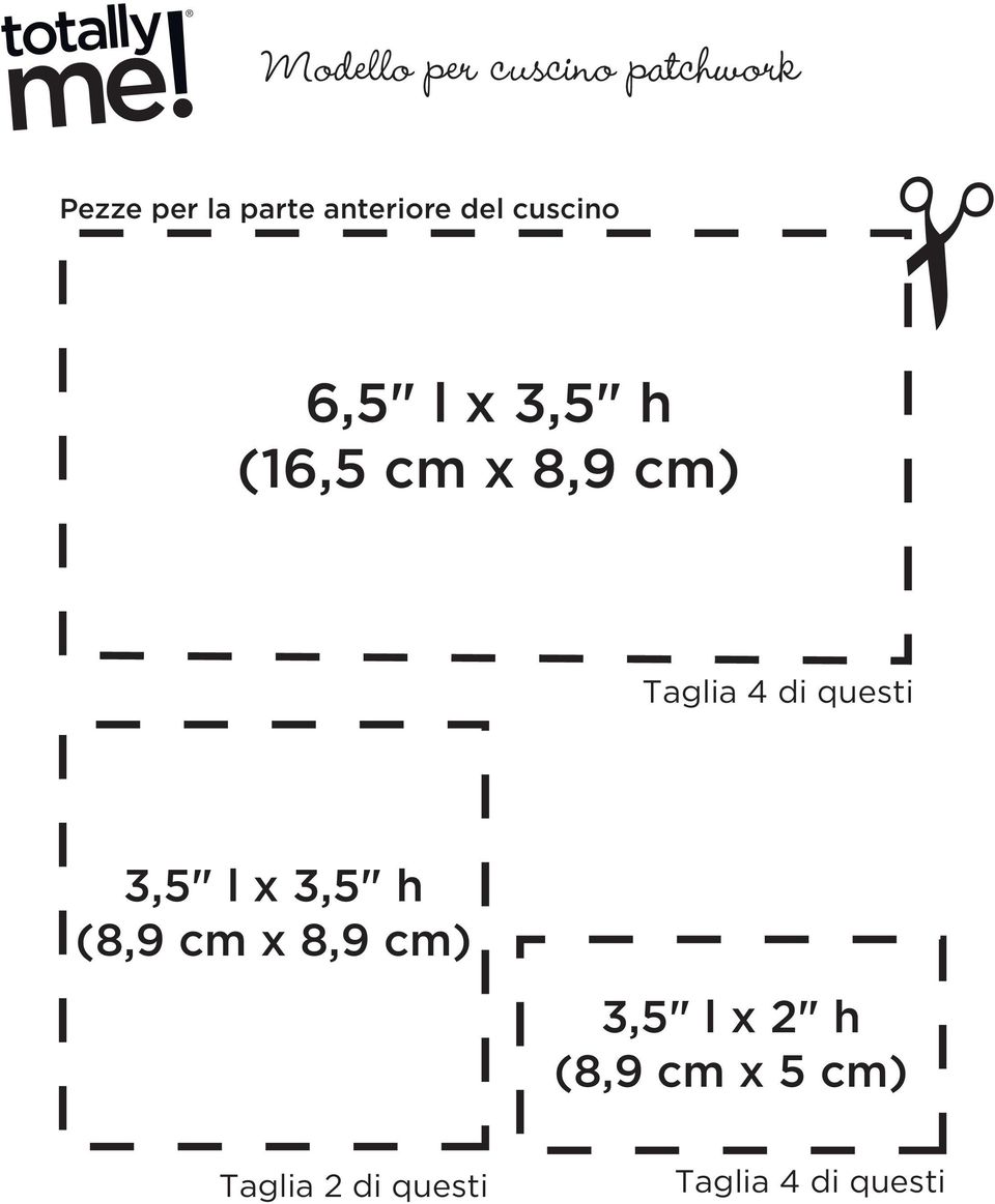 Taglia 4 di questi 3,5" l x 3,5" h (8,9 cm x 8,9 cm)