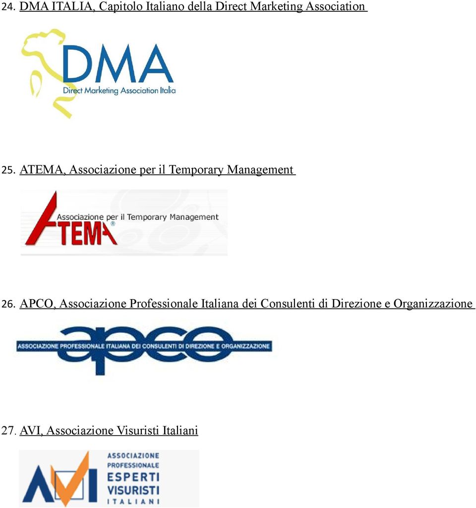 ATEMA, Associazione per il Temporary Management 26.