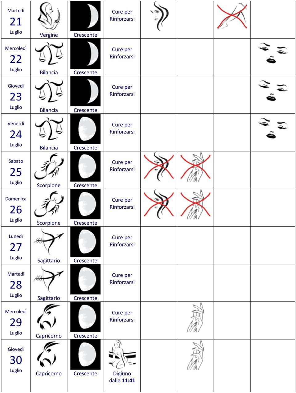 Calendario Lunare Luglio Pdf Download Gratuito