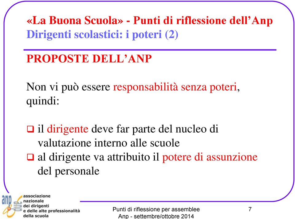 far parte del nucleo di valutazione interno alle scuole