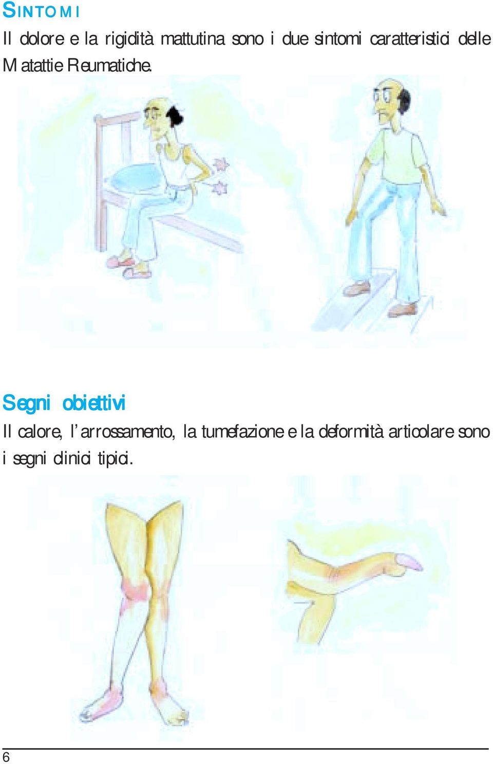 Segni obiettivi Il calore, l arrossamento, la