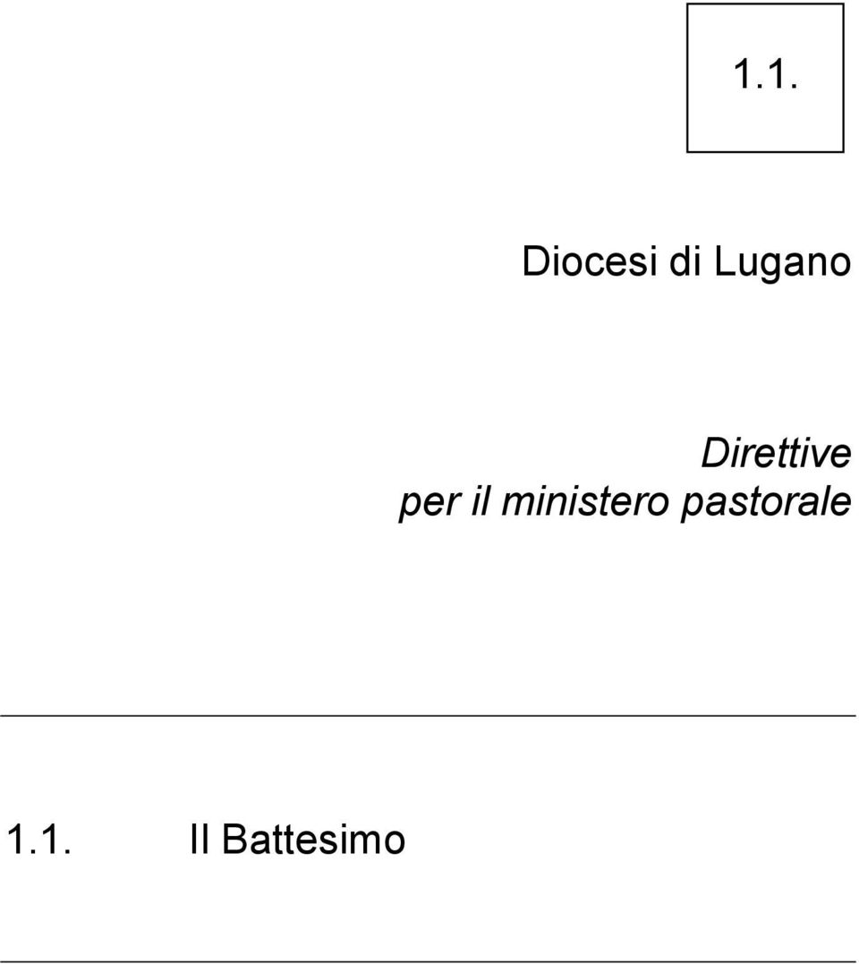 per il ministero