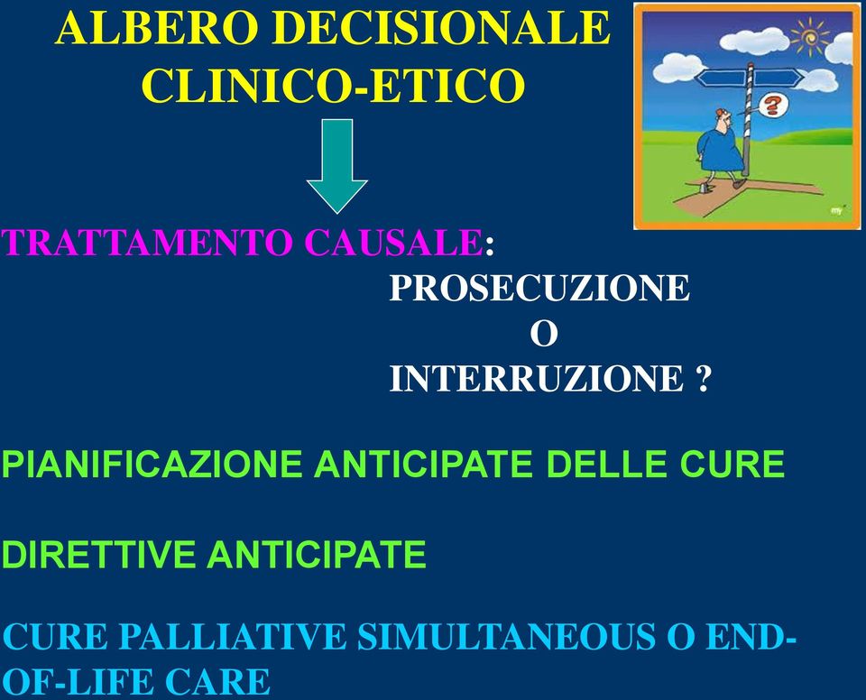 PIANIFICAZIONE ANTICIPATE DELLE CURE DIRETTIVE