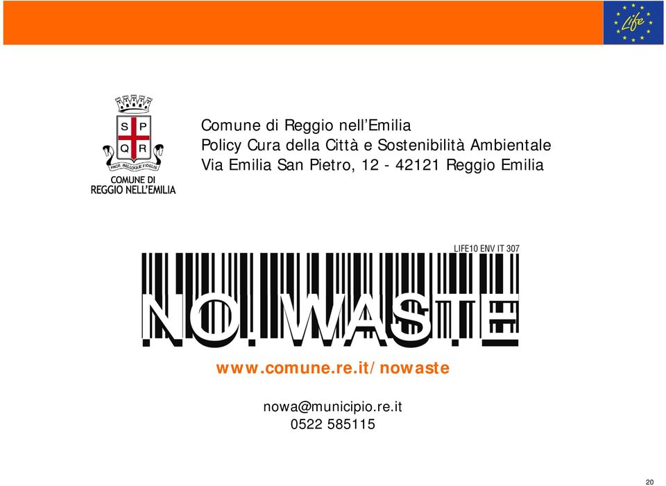 Pietro, 12-42121 Reggio Emilia www.comue.re.