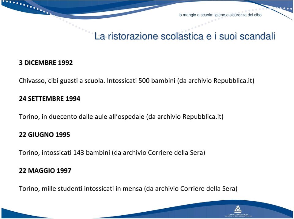 it) 24 SETTEMBRE 1994 Torino, in duecento dalle aule all ospedale (da archivio Repubblica.