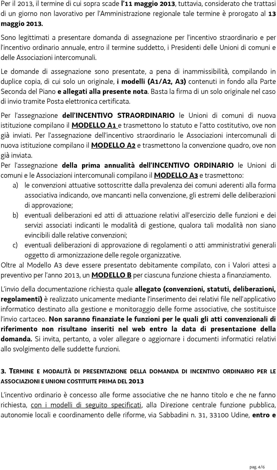 Associazioni intercomunali.