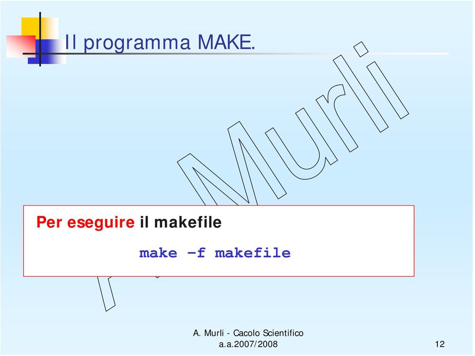 makefile make f