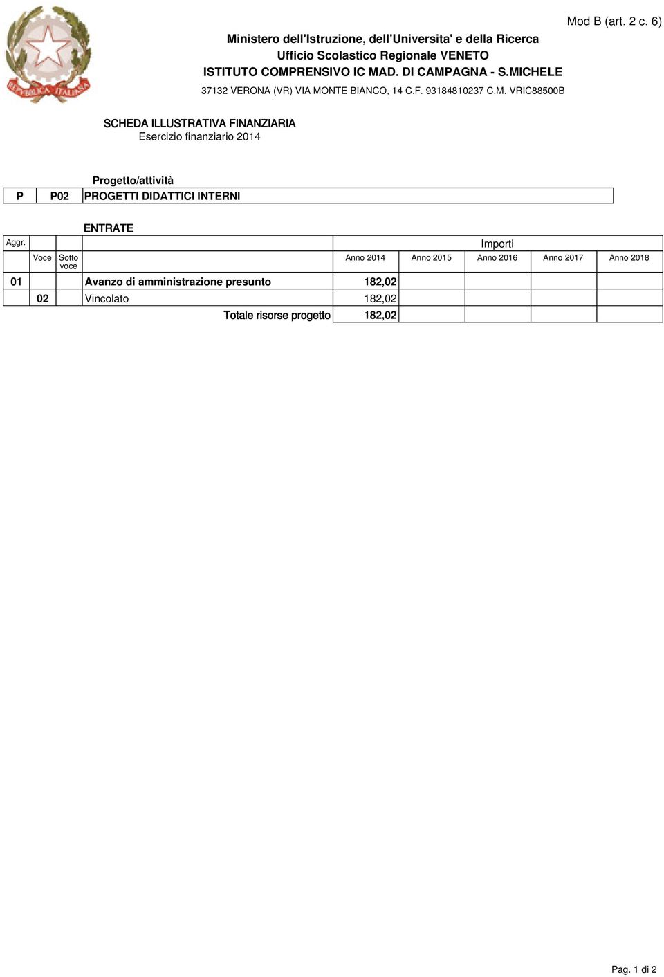 amministrazione presunto 182,02 02