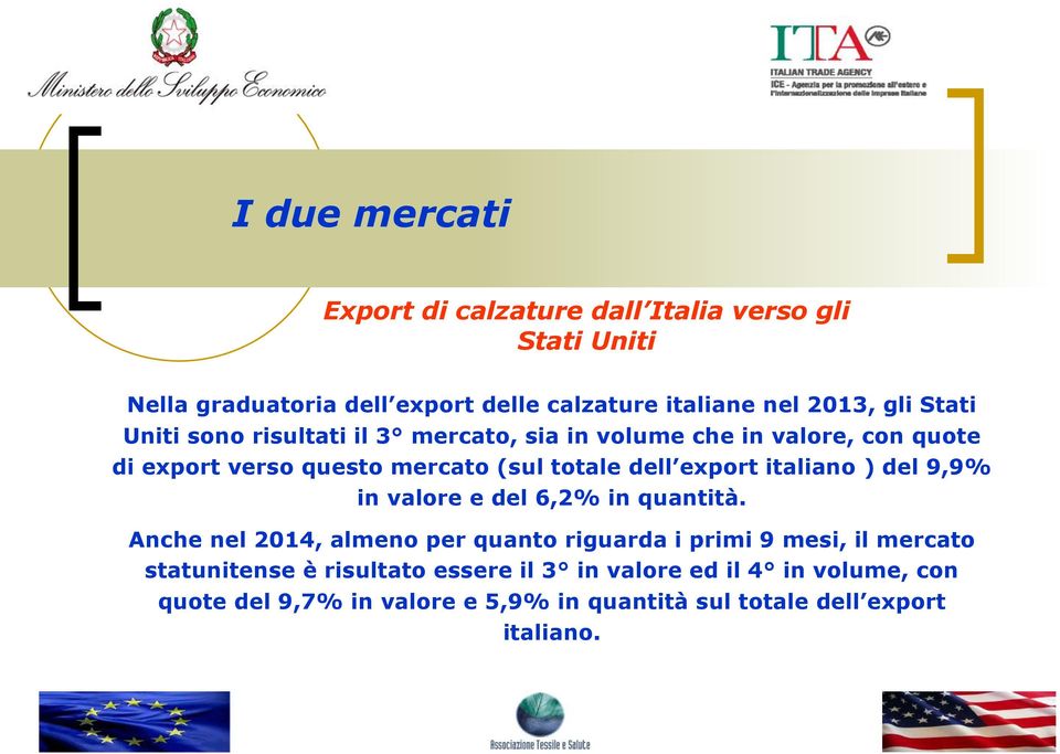 export italiano ) del 9,9% in valore e del 6,2% in quantità.