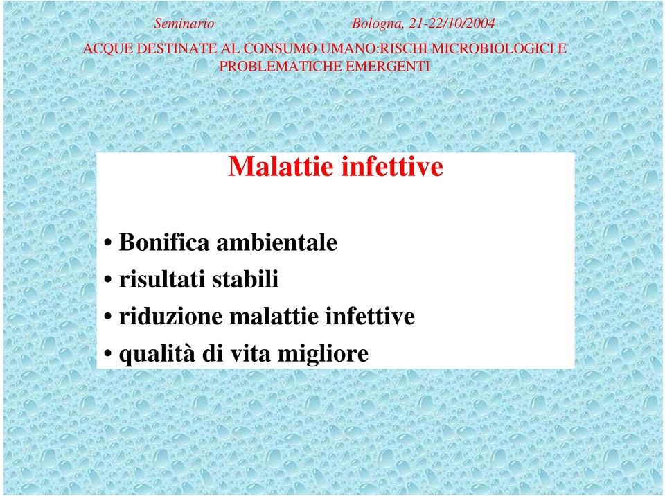 riduzione malattie