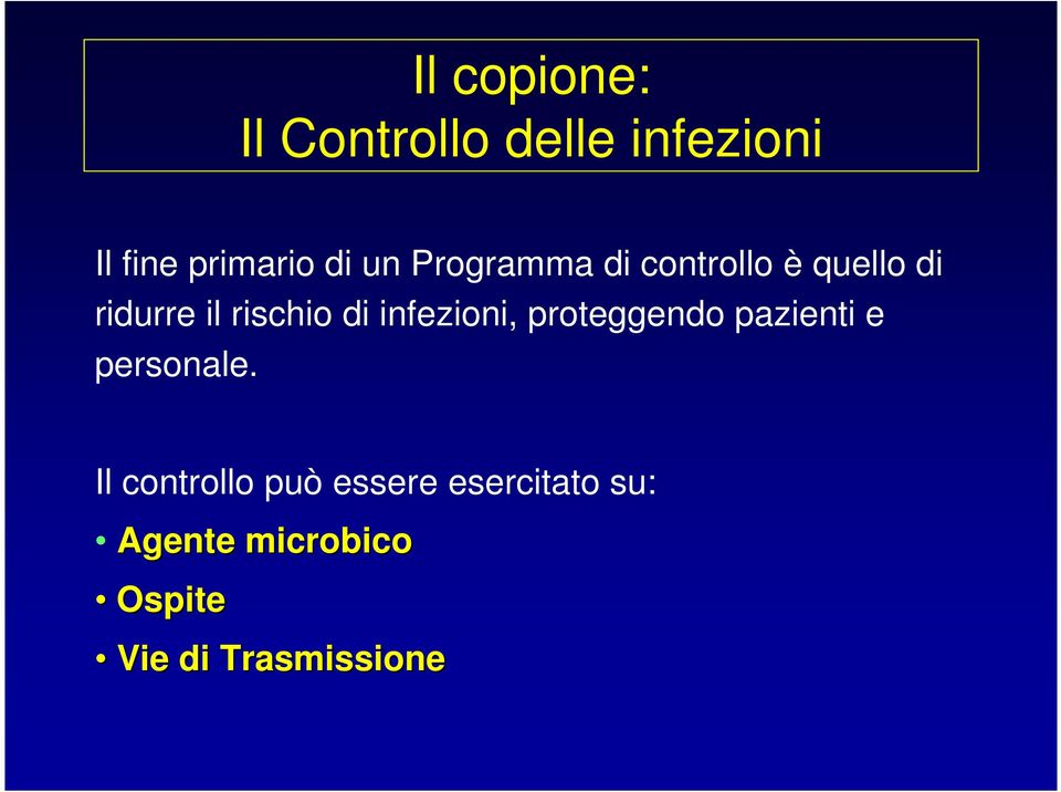 infezioni, proteggendo pazienti e personale.