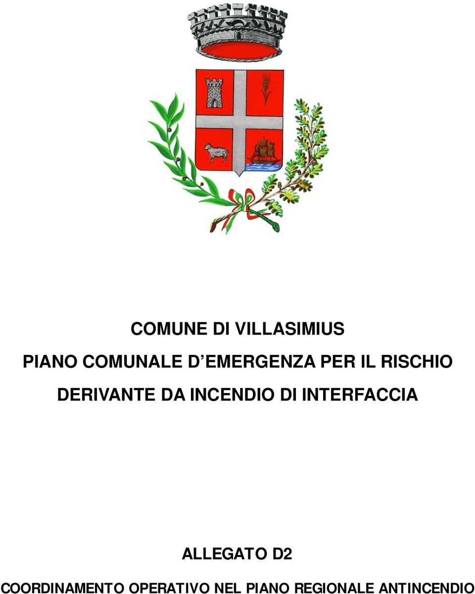 INCENDIO DI INTERFACCIA ALLEGATO D2