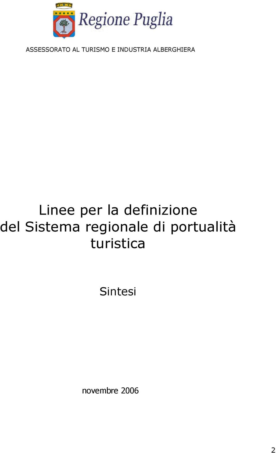 definizione del Sistema regionale