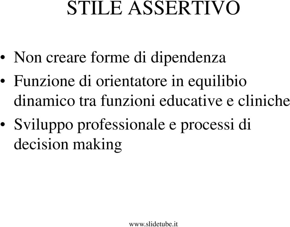 equilibio dinamico tra funzioni educative e