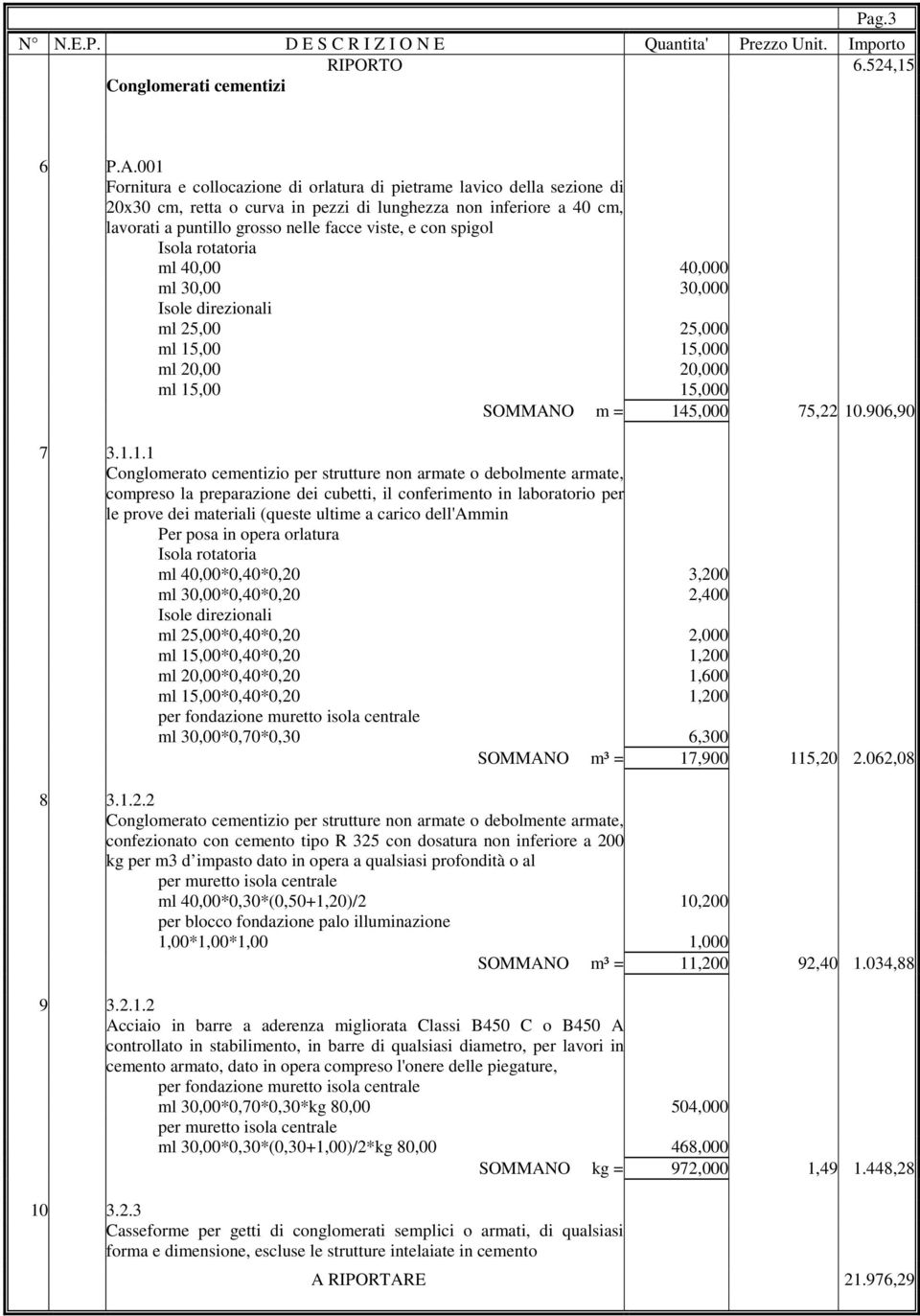 spigol ml 40,00 40,000 ml 30,00 30,000 ml 25,00 25,000 ml 15