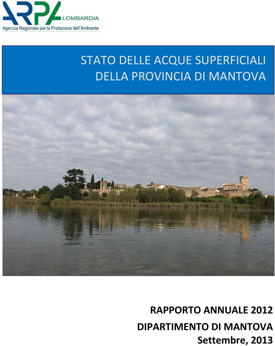 DI MANTOVA RAPPORTO ANNUALE