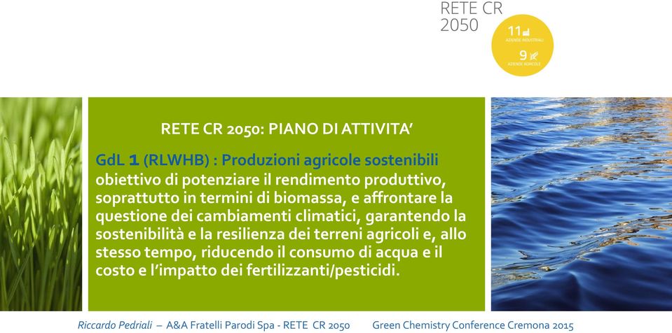 questione dei cambiamenti climatici, garantendo la sostenibilità e la resilienza dei terreni