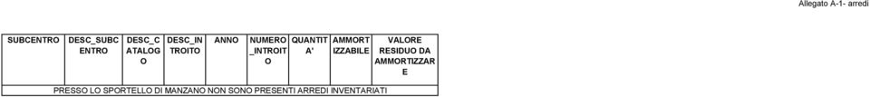 _INTROIT A' IZZABILE O VALORE RESIDUO DA AMMORTIZZAR E