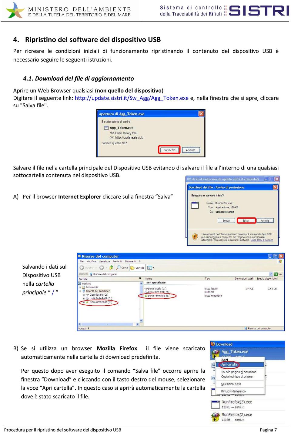 exe e, nella finestra che si apre, cliccare su "Salva file".