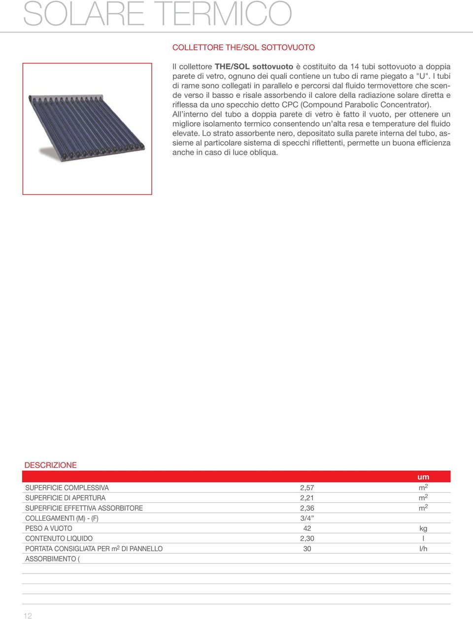 CPC (Compound Parabolic Concentrator).