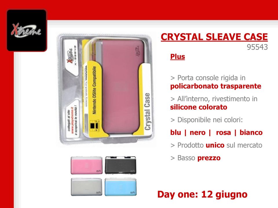 silicone colorato > Disponibile nei colori: blu nero rosa