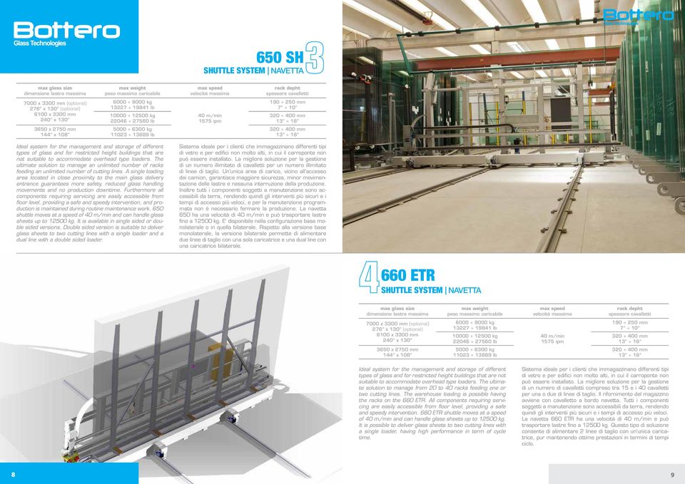 accommodate overhead type loaders. The ultimate solution to manage an unlimited number of racks feeding an unlimited number of cutting lines.