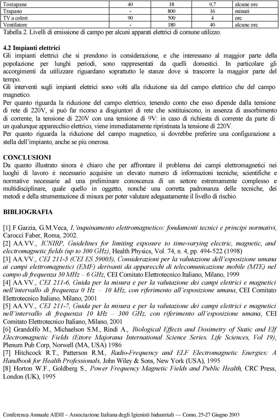 2 Impianti elettrici Gli impianti elettrici che si prendono in considerazione, e che interessano al maggior parte della popolazione per lunghi periodi, sono rappresentati da quelli domestici.