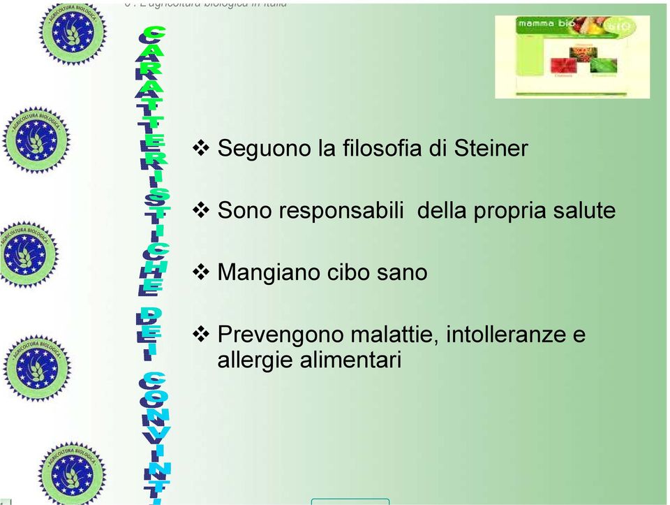 della propria salute Mangiano cibo sano