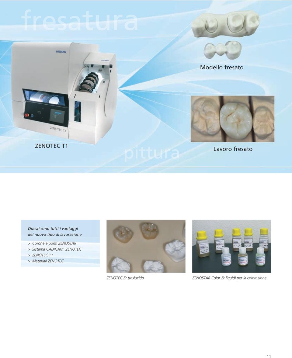 ZENOSTAR > Sistema CAD/CAM ZENOTEC > ZENOTEC T1 > Materiali ZENOTEC