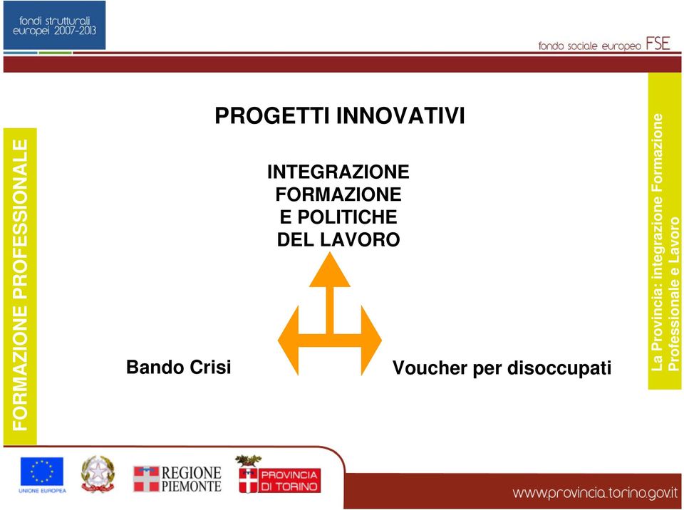 INNOVATIVI INTEGRAZIONE FORMAZIONE E