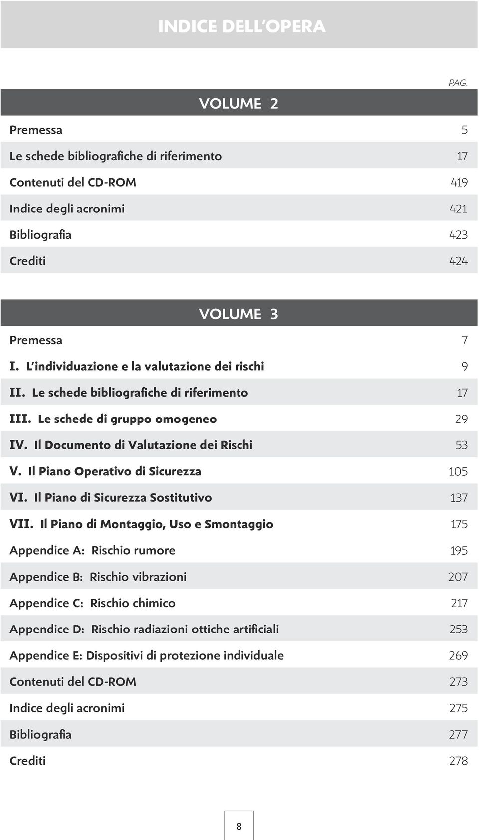 Il Piao Operativo di Sicurezza 105 VI. Il Piao di Sicurezza Sostitutivo 137 VII.