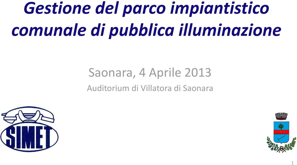 pubblica illuminazione Saonara,